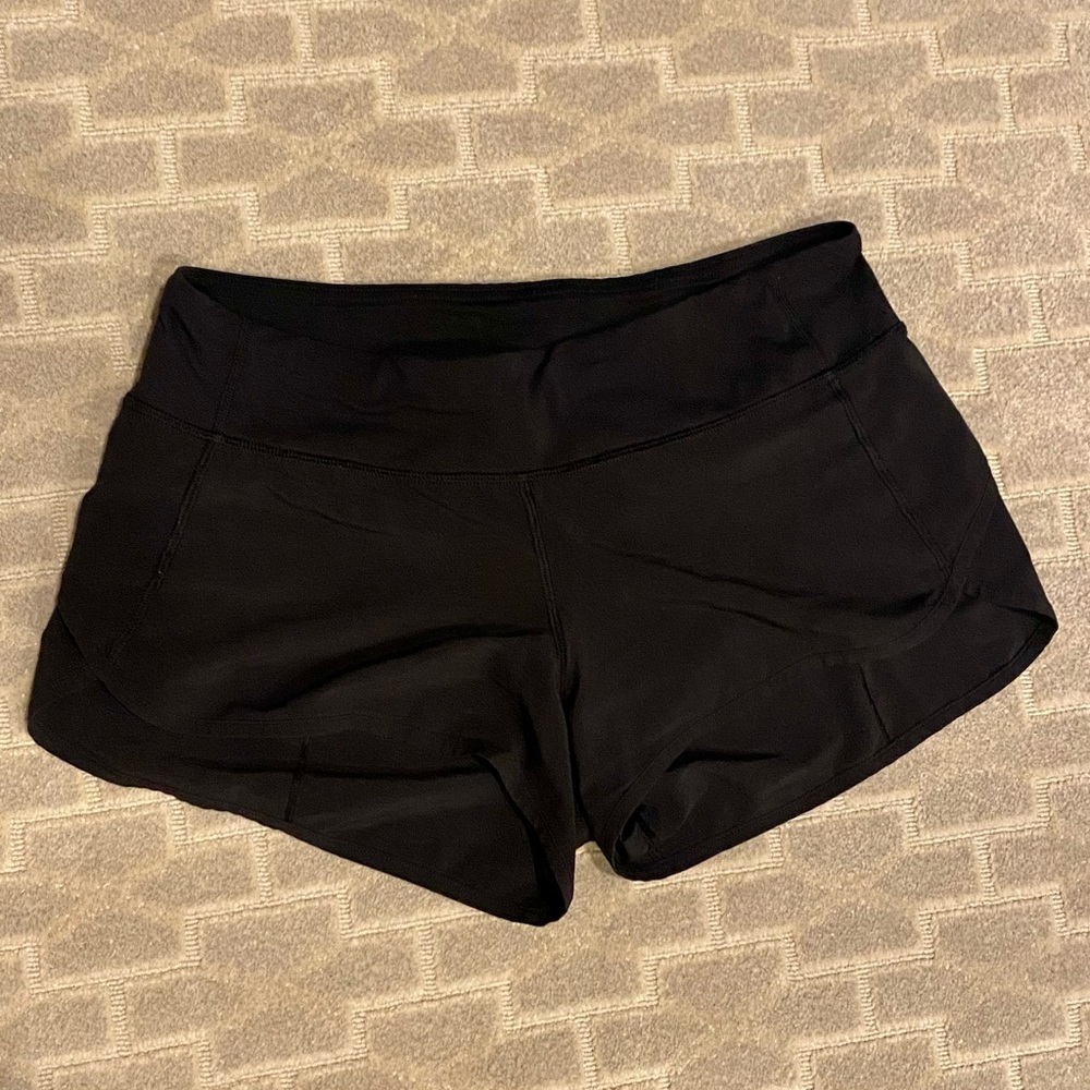 Lululemon Speed Shorts in Black